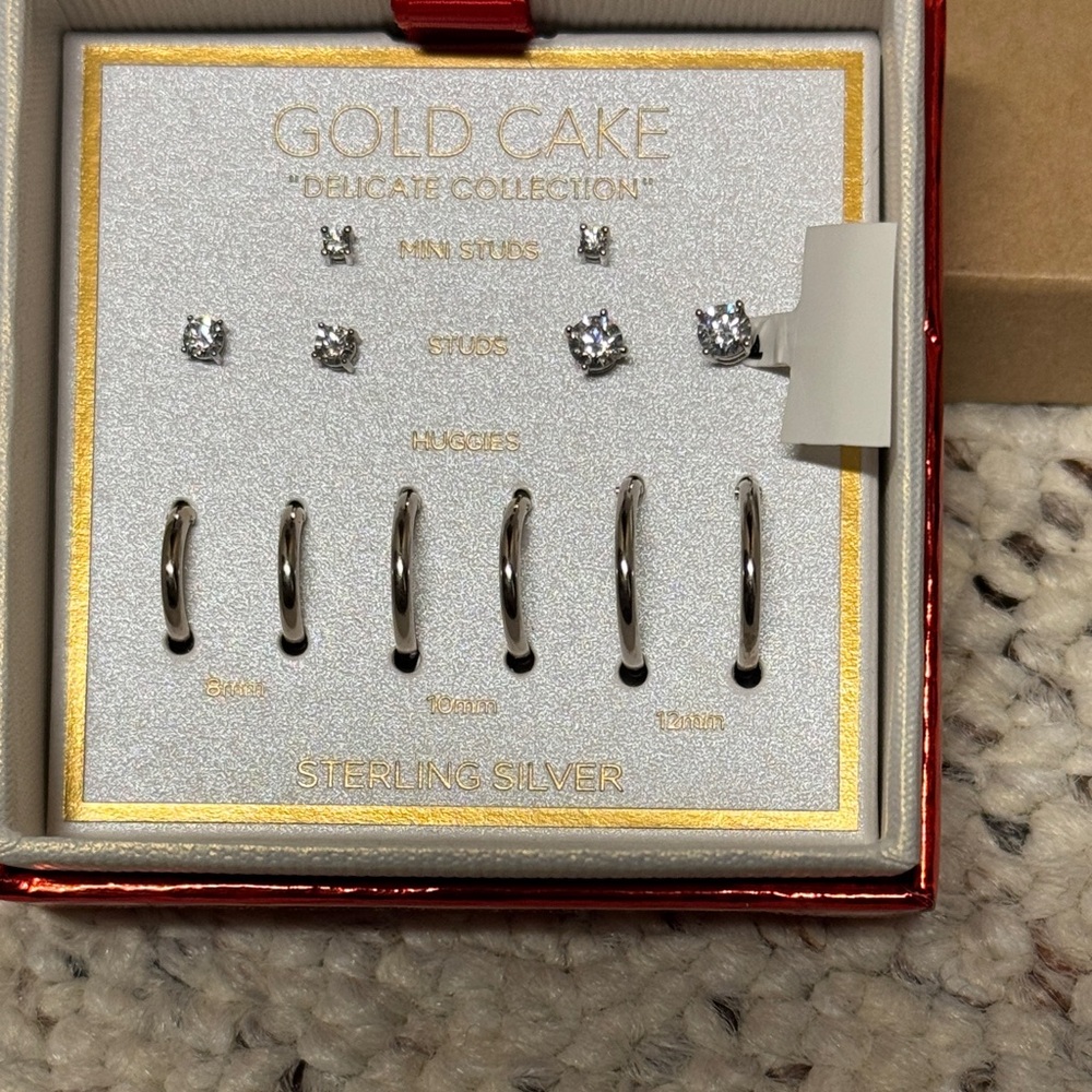 Sterling Silver Earring Set